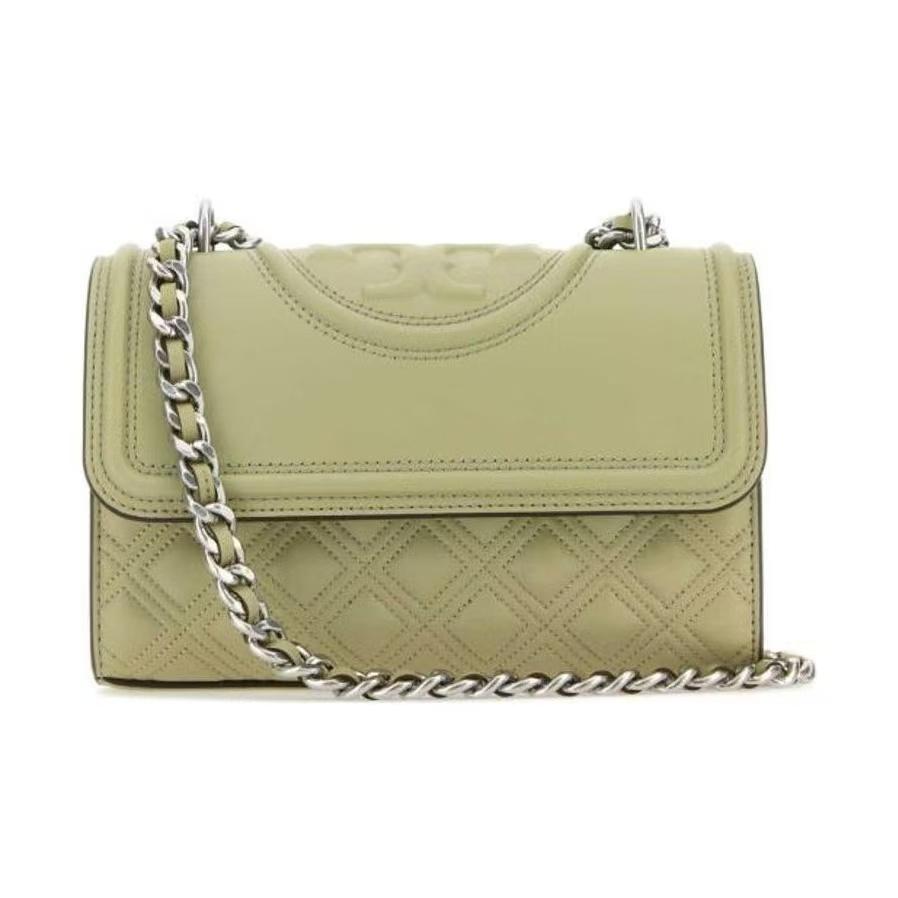 Tory Burch Fleming Quilted Logo Chain Leather Crossbody Bag Small Women Bags Olive-Green 75576-300 Basic Set (Bag+Dust Bag)
Tory Burch Fleming Quilted Logo Chain Leather Crossbody Bag Small Women Bags Olive-Green 75576-300 Basic Set (Bag+Dust Bag)