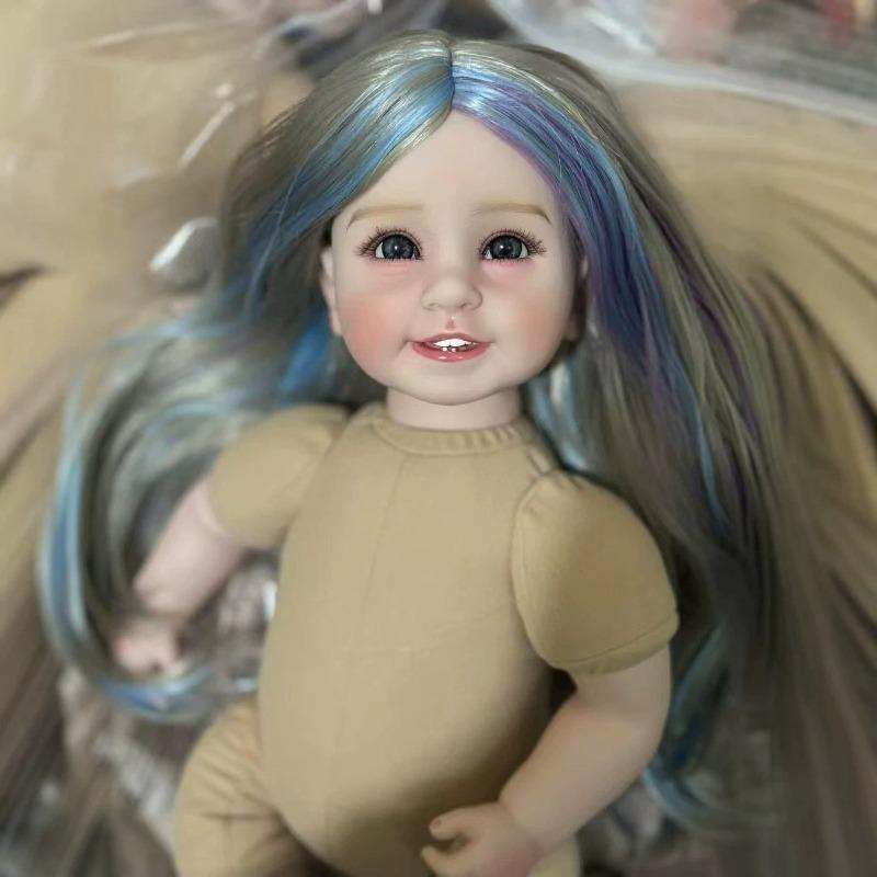 Lifelike 55cm Cloth Body Simulation Naked Baby Dolls Cute Smiling Face Rebirth Dolls Colorful Long Hair Dress Up Dolls for Children Holiday Xmas Gifts cloth body
Lifelike 55cm Cloth Body Simulation Naked Baby Dolls Cute Smiling Face Rebirth Dolls Colorful Long Hair Dress Up Dolls for Children Holiday Xmas Gifts cloth body