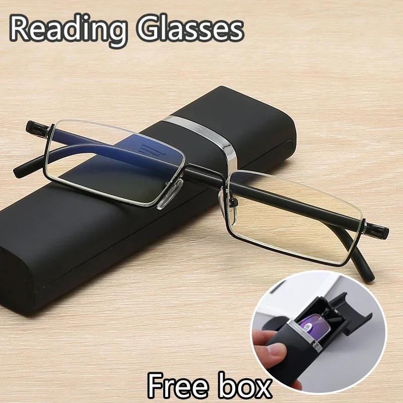 TR90 Frame Reading Glasses Unisex Anti Blue Light Eyewear Business Half Frame Men Women Presbyopia Eyeglasses Diopter To +4.0 +1.0 No Box чёрный
TR90 Frame Reading Glasses Unisex Anti Blue Light Eyewear Business Half Frame Men Women Presbyopia Eyeglasses Diopter To +4.0 +1.0 No Box чёрный