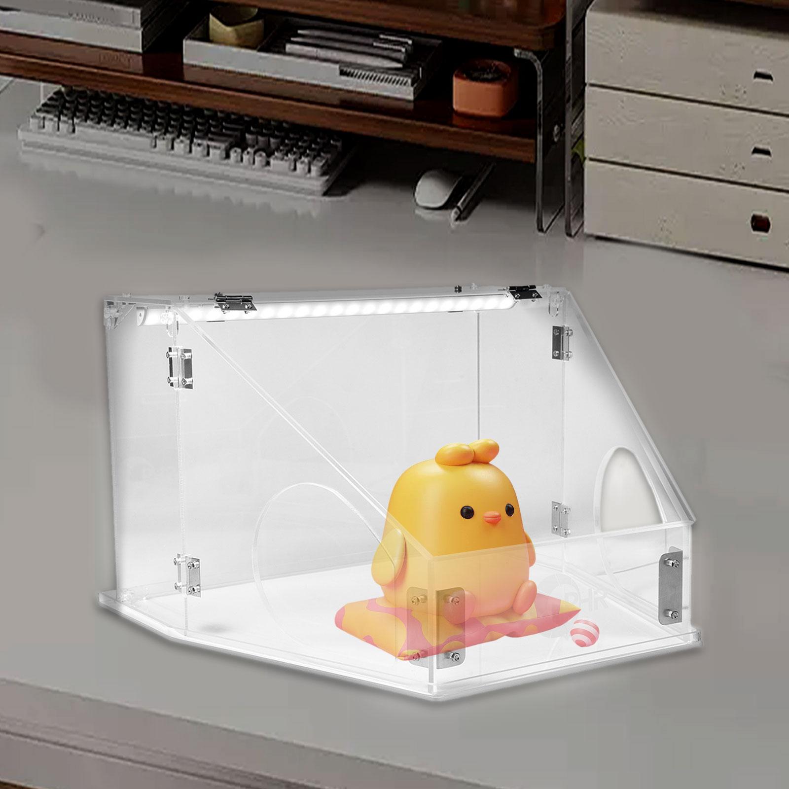 Plastic Dustproof Grinding Box with LED Lighting Model Polishing and Engraving Box with 2 Holes Convenient Craft Box
Plastic Dustproof Grinding Box with LED Lighting Model Polishing and Engraving Box with 2 Holes Convenient Craft Box