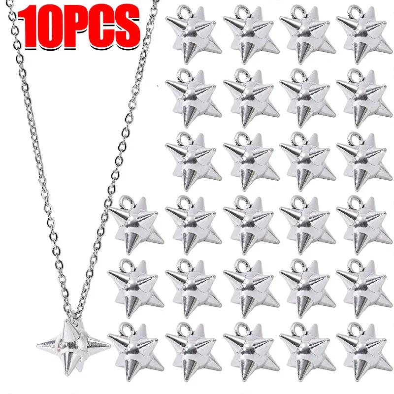 10/100pcs Spiky Ball Pendant Charm Gothic DIY Jewelry Findings Punk Rock Spike Morning Star Rivet Dangle Charms for Craft Making
10/100pcs Spiky Ball Pendant Charm Gothic DIY Jewelry Findings Punk Rock Spike Morning Star Rivet Dangle Charms for Craft Making