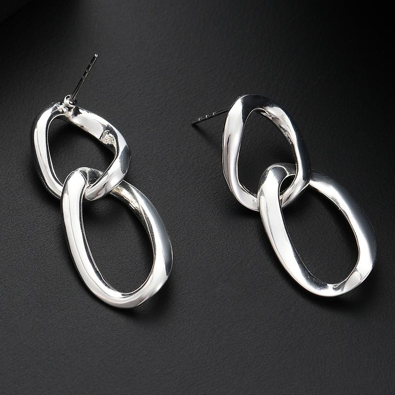 Серьги-пусеты с двойным кольцом, персонализированная мода и сплав для защиты окружающей среды, геометрические серьги-пусеты с холодным ветром, женские
Серьги-пусеты с двойным кольцом, персонализированная мода и сплав для защиты окружающей среды, геометрические серьги-пусеты с холодным ветром, женские