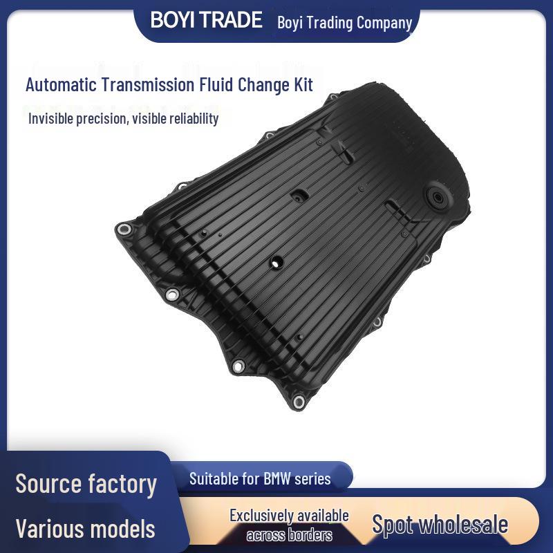 BMW 3 & 5 Series 8-Speed Auto Transmission Oil Change Kit with Filter & Oil Pan Made in China чорний
BMW 3 & 5 Series 8-Speed Auto Transmission Oil Change Kit with Filter & Oil Pan Made in China чорний