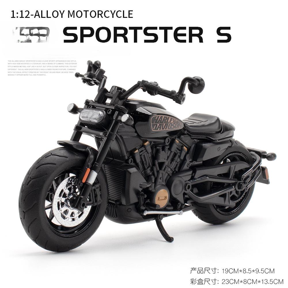 Simualtion 1/12 Масштаб мотоцикла Harley Sportster S Модель мотоцикла Літа під тиском Модель мотоцикла Вуличні гонки Модель мотоцикла Дитячий подарунок чорний
Simualtion 1/12 Масштаб мотоцикла Harley Sportster S Модель мотоцикла Літа під тиском Модель мотоцикла Вуличні гонки Модель мотоцикла Дитячий подарунок чорний