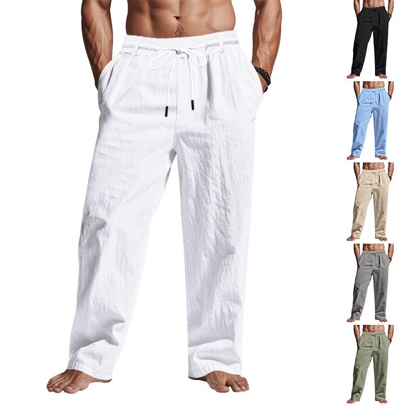 Men s Casual Linen Breathable Comfortable Loose Drawstring Beach Tracksuit Pants for Men XXXL світло-синій колір
Men s Casual Linen Breathable Comfortable Loose Drawstring Beach Tracksuit Pants for Men XXXL світло-синій колір