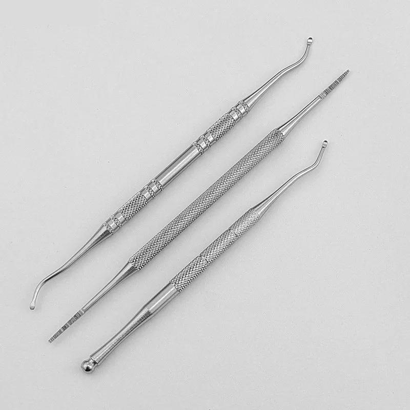 3PCS Ingrown Toe Correction Files Stainless Steel Double Ended Toe Nail Care File Manicure Pedicure Toenails Clean Tools
3PCS Ingrown Toe Correction Files Stainless Steel Double Ended Toe Nail Care File Manicure Pedicure Toenails Clean Tools