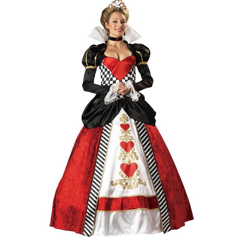 8112 #Halloween Cosplay Long Queen Costume, Hearts Playing Card Queen Costume Princess Costume One size fits all червоний
8112 #Halloween Cosplay Long Queen Costume, Hearts Playing Card Queen Costume Princess Costume One size fits all червоний