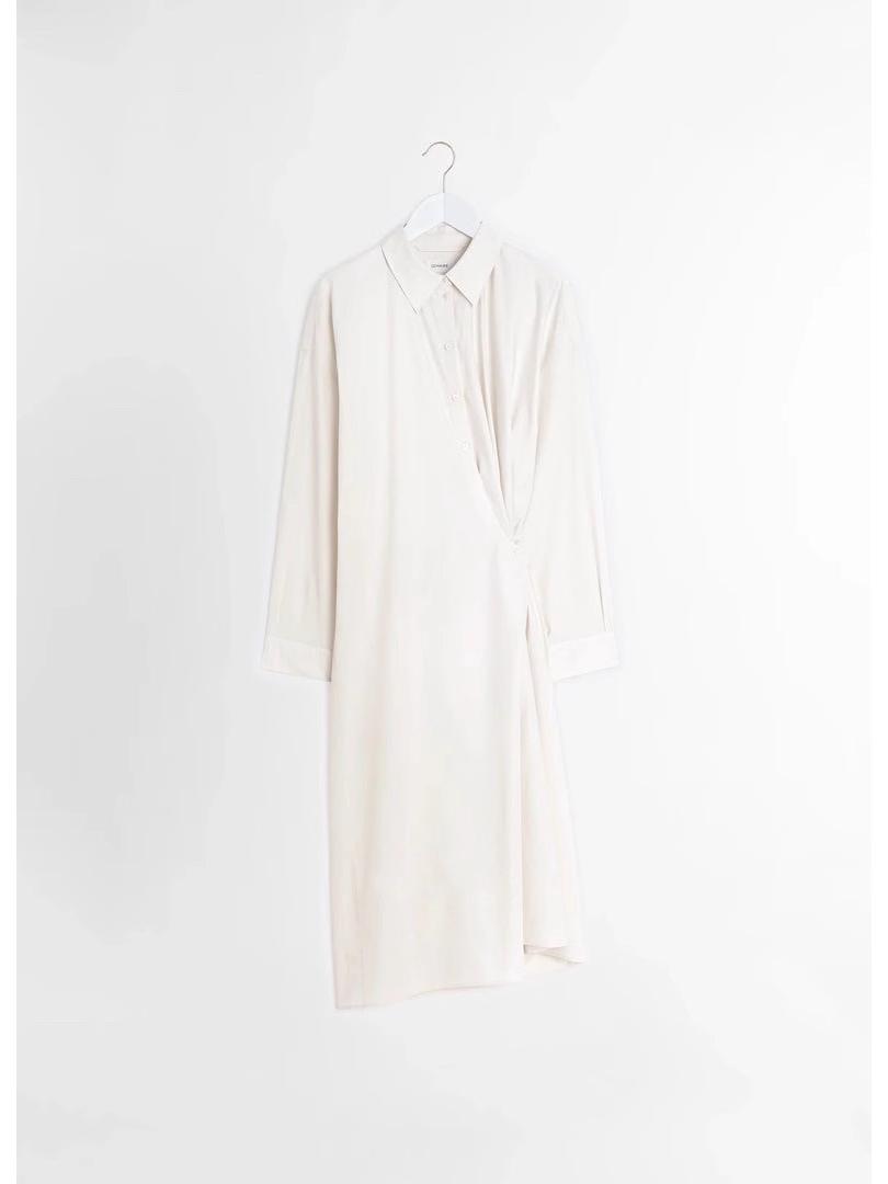 Current Lemire Spring Arrival Loose Lapel Diagonal Button Long Sleeve Shirt Dress for Women Size 34 кремовый/белый
Current Lemire Spring Arrival Loose Lapel Diagonal Button Long Sleeve Shirt Dress for Women Size 34 кремовый/белый