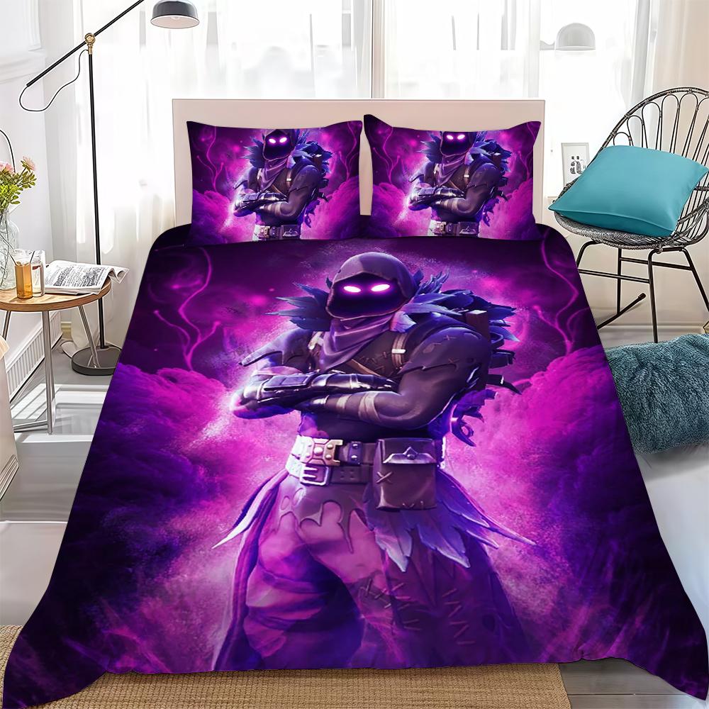 Fashion F-Fortnite Duvet Cover Set Home Style Bedding Soft Laundry Cotton Bed 3 Piece Set Student Dormitory Gift 135x200cm
Fashion F-Fortnite Duvet Cover Set Home Style Bedding Soft Laundry Cotton Bed 3 Piece Set Student Dormitory Gift 135x200cm