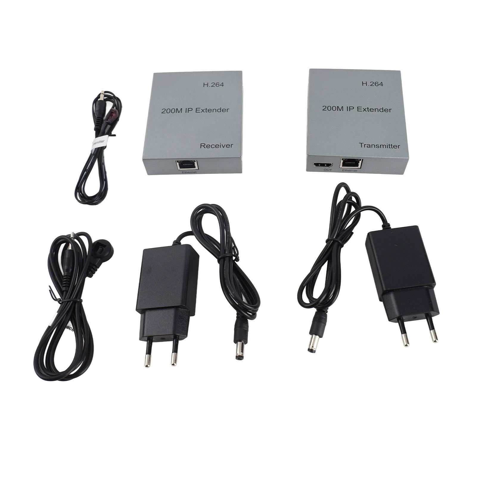 200m HD Multimedia Interface IP Extender 1080P Cat5e Cat6 Cat7 Support 3D EDID Poc HD Multimedia EU Plug
200m HD Multimedia Interface IP Extender 1080P Cat5e Cat6 Cat7 Support 3D EDID Poc HD Multimedia EU Plug