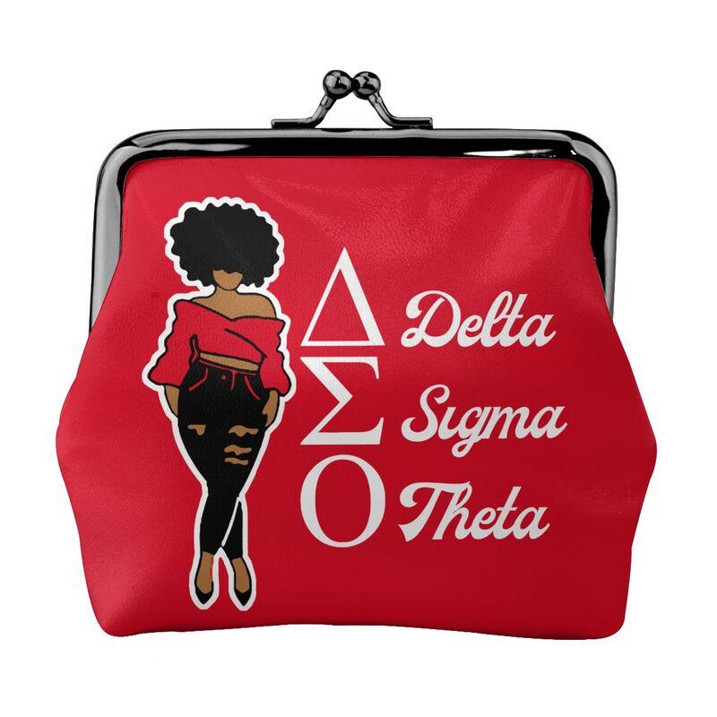 Delta Sigma Theta Sorority Leather Coin Purse Gifts for Women Girls Small Kiss-Lock Change Pouch Clasp Closure Buckle Wallet
Delta Sigma Theta Sorority Leather Coin Purse Gifts for Women Girls Small Kiss-Lock Change Pouch Clasp Closure Buckle Wallet