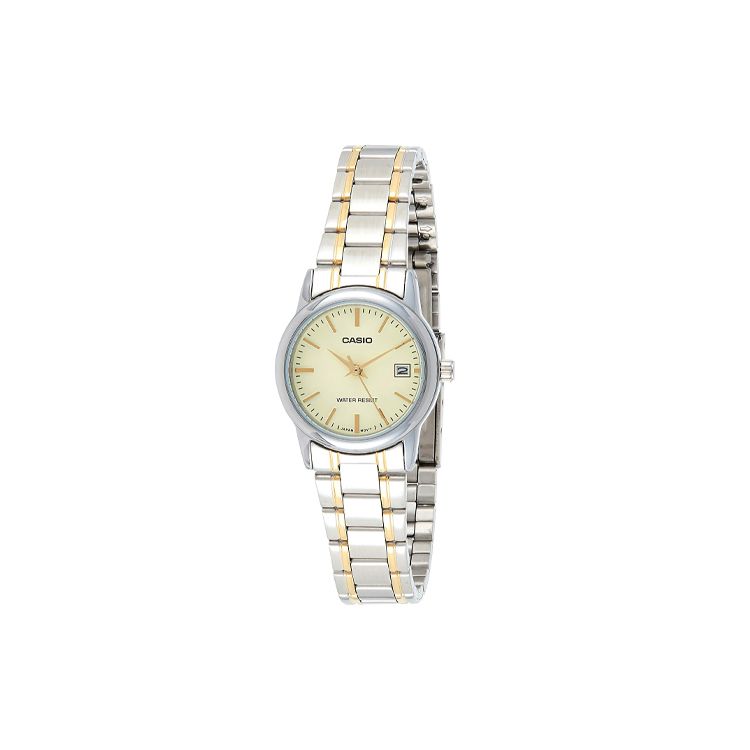 Casio Standard Series Classic Pointer Fashionable Business Casual Quartz Watch Women watches Gold LTP-V002SG-9A Gold Dial
Casio Standard Series Classic Pointer Fashionable Business Casual Quartz Watch Women watches Gold LTP-V002SG-9A Gold Dial