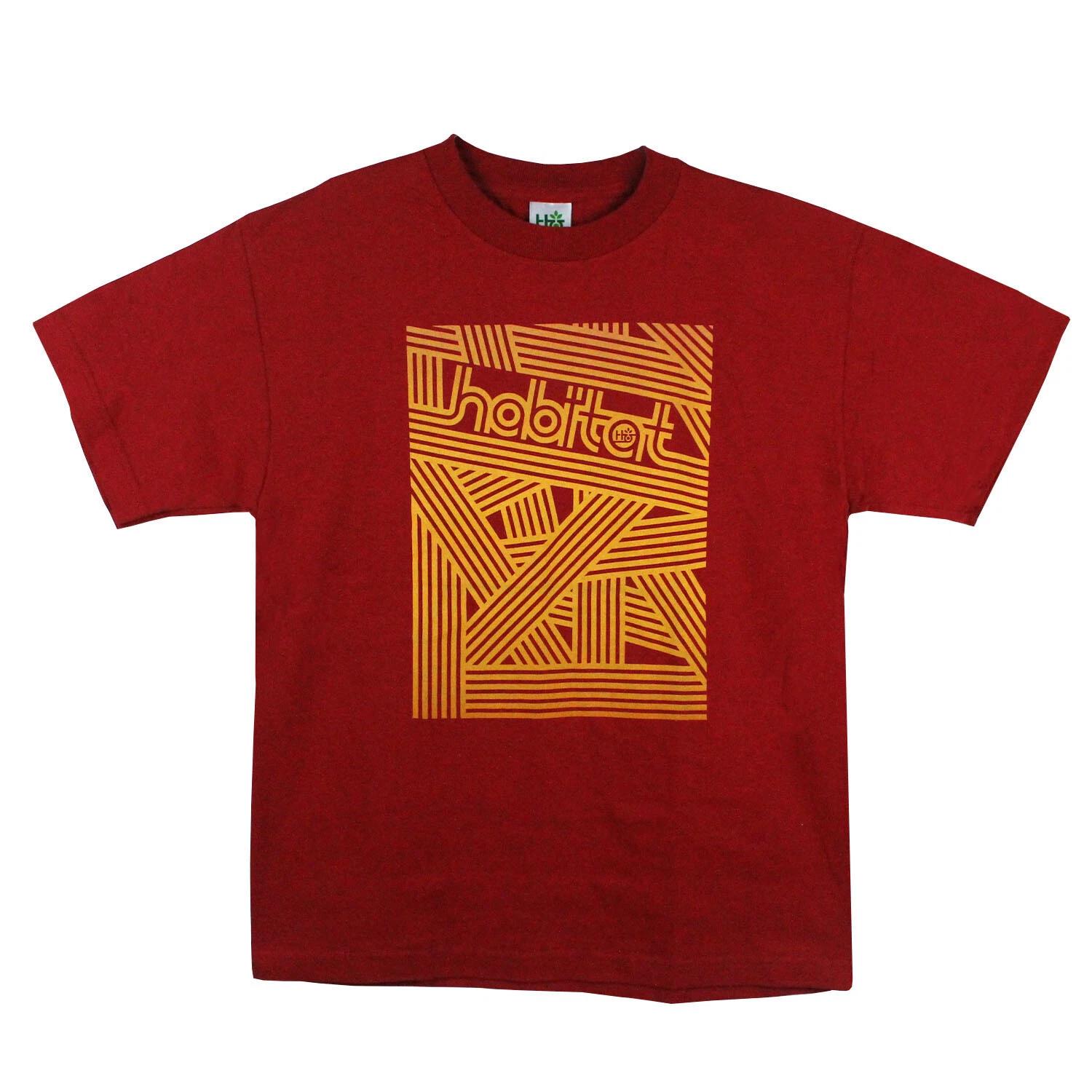 Habitat Skateboard T-Shirt Cross Stripe Red - Youth Kids Extra Large S
Habitat Skateboard T-Shirt Cross Stripe Red - Youth Kids Extra Large S
