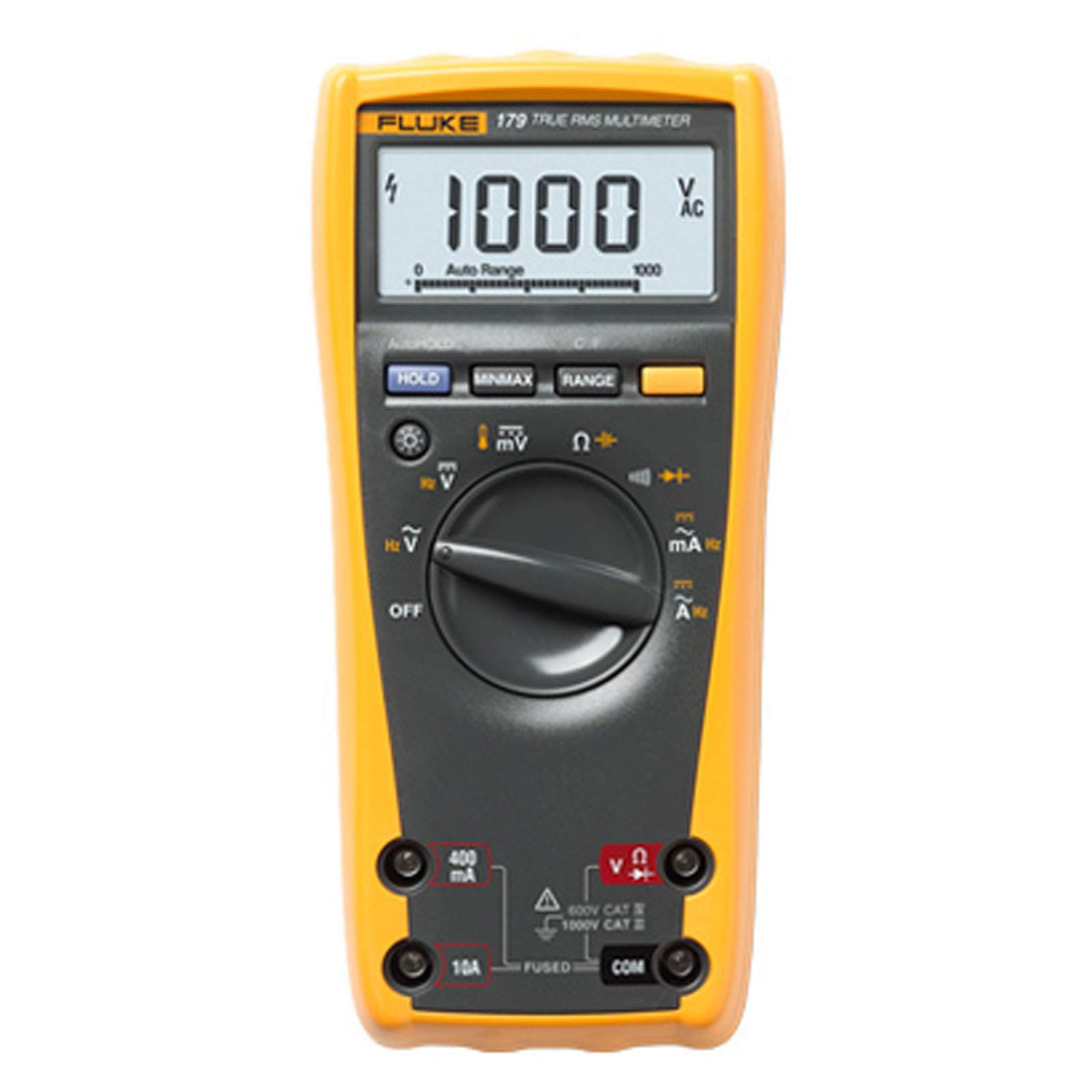 Технічні характеристики цифрового мультиметра Tektronix Fluke 179 і RMS/підсвічування жовтий
Технічні характеристики цифрового мультиметра Tektronix Fluke 179 і RMS/підсвічування жовтий