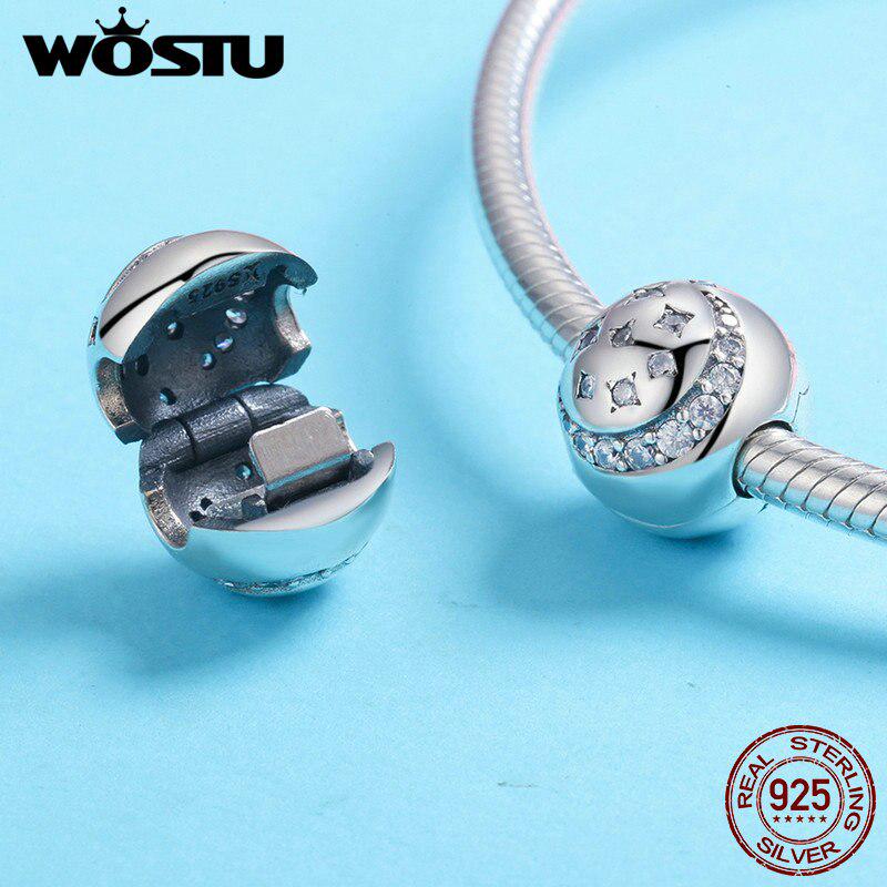 WOSTU настоящее серебро 925 пробы сверкающая луна и звезды клип-подвеска подходит для оригинального браслета из бисера «сделай сам»
WOSTU настоящее серебро 925 пробы сверкающая луна и звезды клип-подвеска подходит для оригинального браслета из бисера «сделай сам»