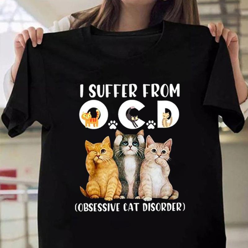 Любители кошек Я страдаю от Odc Обсессивное расстройство кошки Мужчины / Дамы Футболка Повседневные топы
Любители кошек Я страдаю от Odc Обсессивное расстройство кошки Мужчины / Дамы Футболка Повседневные топы