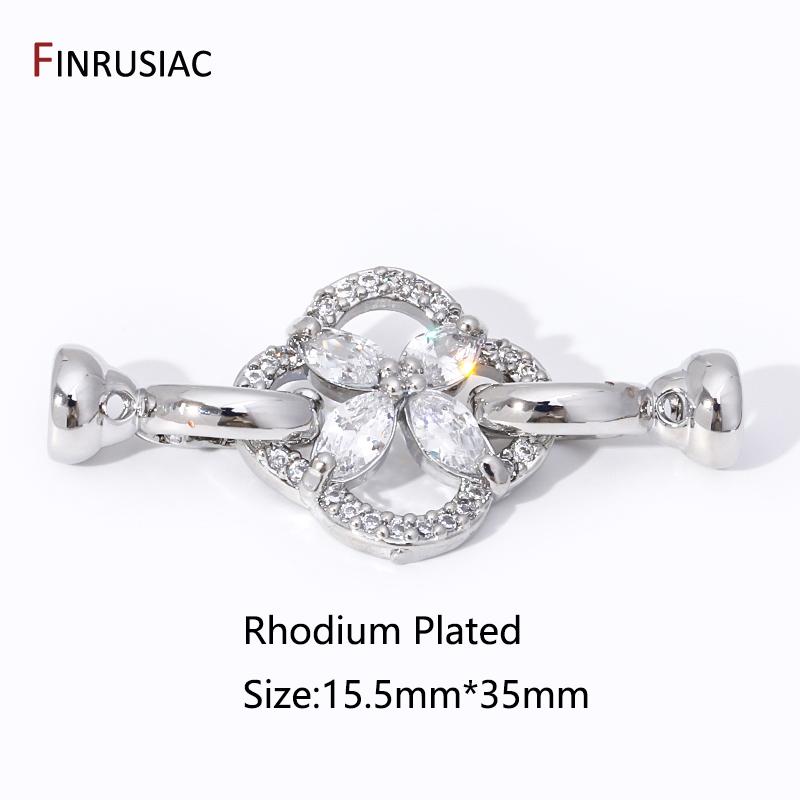 4 Styles 18K Gold Plated Inlaid Zircon Butterfly Flower Pearl Clasp Fastener Connector For DIY Bracelet Necklace Making Supplies
4 Styles 18K Gold Plated Inlaid Zircon Butterfly Flower Pearl Clasp Fastener Connector For DIY Bracelet Necklace Making Supplies
