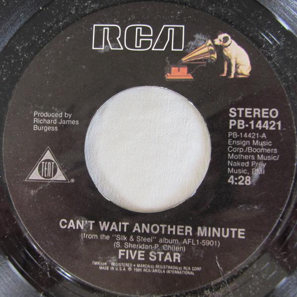 7inch Record FIVE STAR Cant Wait Another Minute PB14421 RCA 1986 Canada Dance Electronica Used
7inch Record FIVE STAR Cant Wait Another Minute PB14421 RCA 1986 Canada Dance Electronica Used