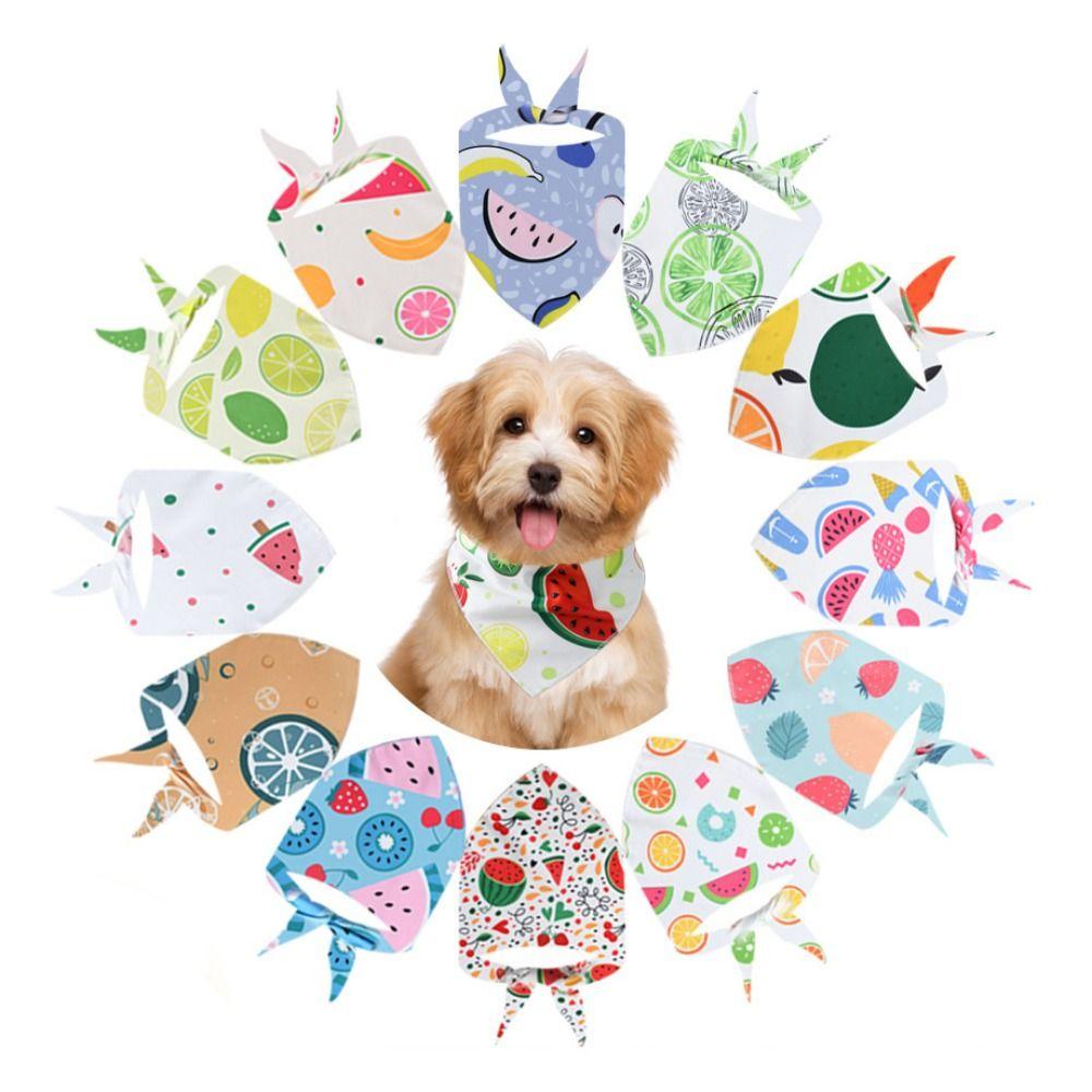 Fruit Pattern Cat Neckerchief Hawaiian Style Dog Neck Scarf Pet Triangle Scarf for Cats Dogs
Fruit Pattern Cat Neckerchief Hawaiian Style Dog Neck Scarf Pet Triangle Scarf for Cats Dogs