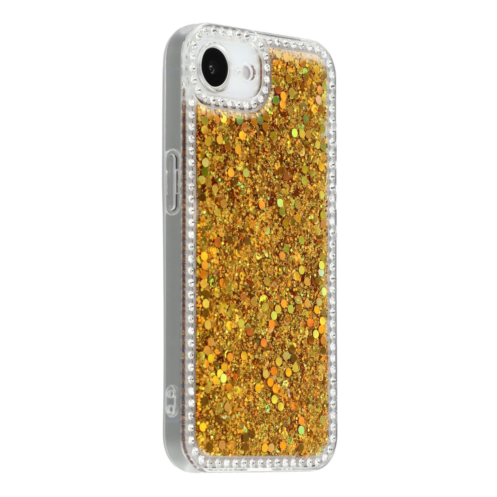 For iPhone 16e Case Rhinestone Edge Glitter Epoxy TPU Phone Cover Gold
For iPhone 16e Case Rhinestone Edge Glitter Epoxy TPU Phone Cover Gold