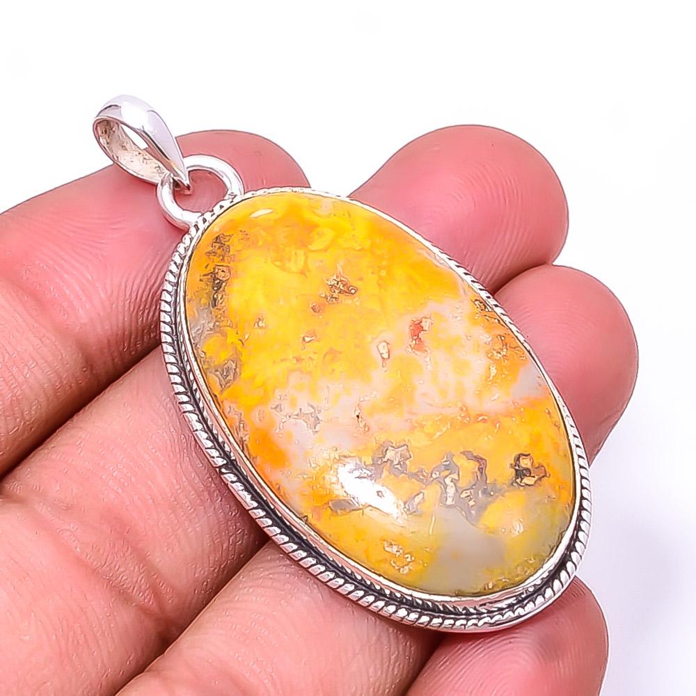 Подвеска из стерлингового серебра 925 пробы Bumble Bee Jasper, Индонезия, 2,15 дюйма, P19
Подвеска из стерлингового серебра 925 пробы Bumble Bee Jasper, Индонезия, 2,15 дюйма, P19