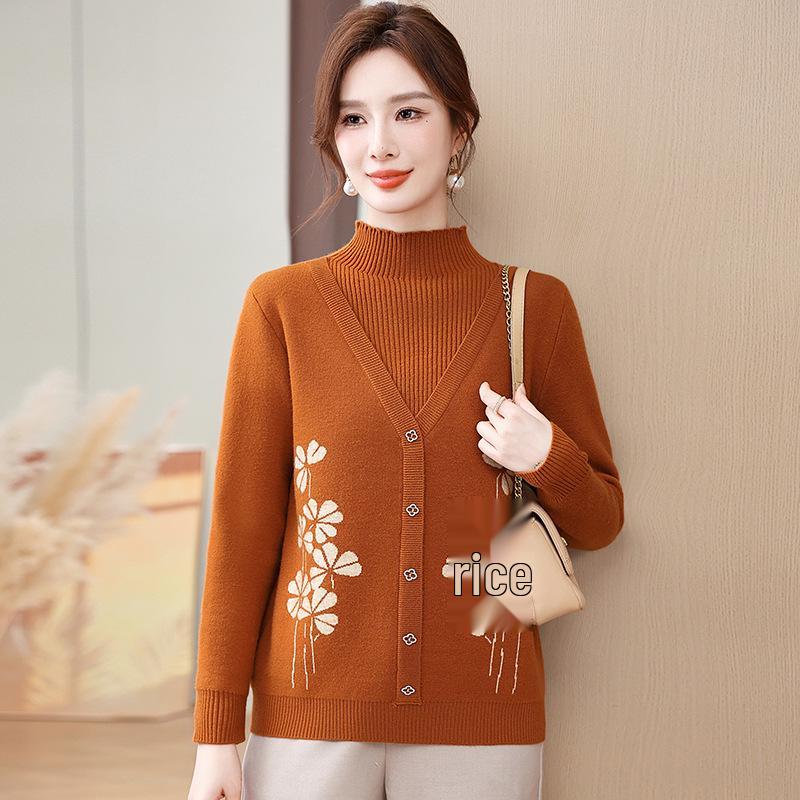 Mom s Winter Style Two-Piece Fleece-Lined Knit Sweater for Middle-Aged and Elderly Women 3XL (130-145 lbs)
Mom s Winter Style Two-Piece Fleece-Lined Knit Sweater for Middle-Aged and Elderly Women 3XL (130-145 lbs)