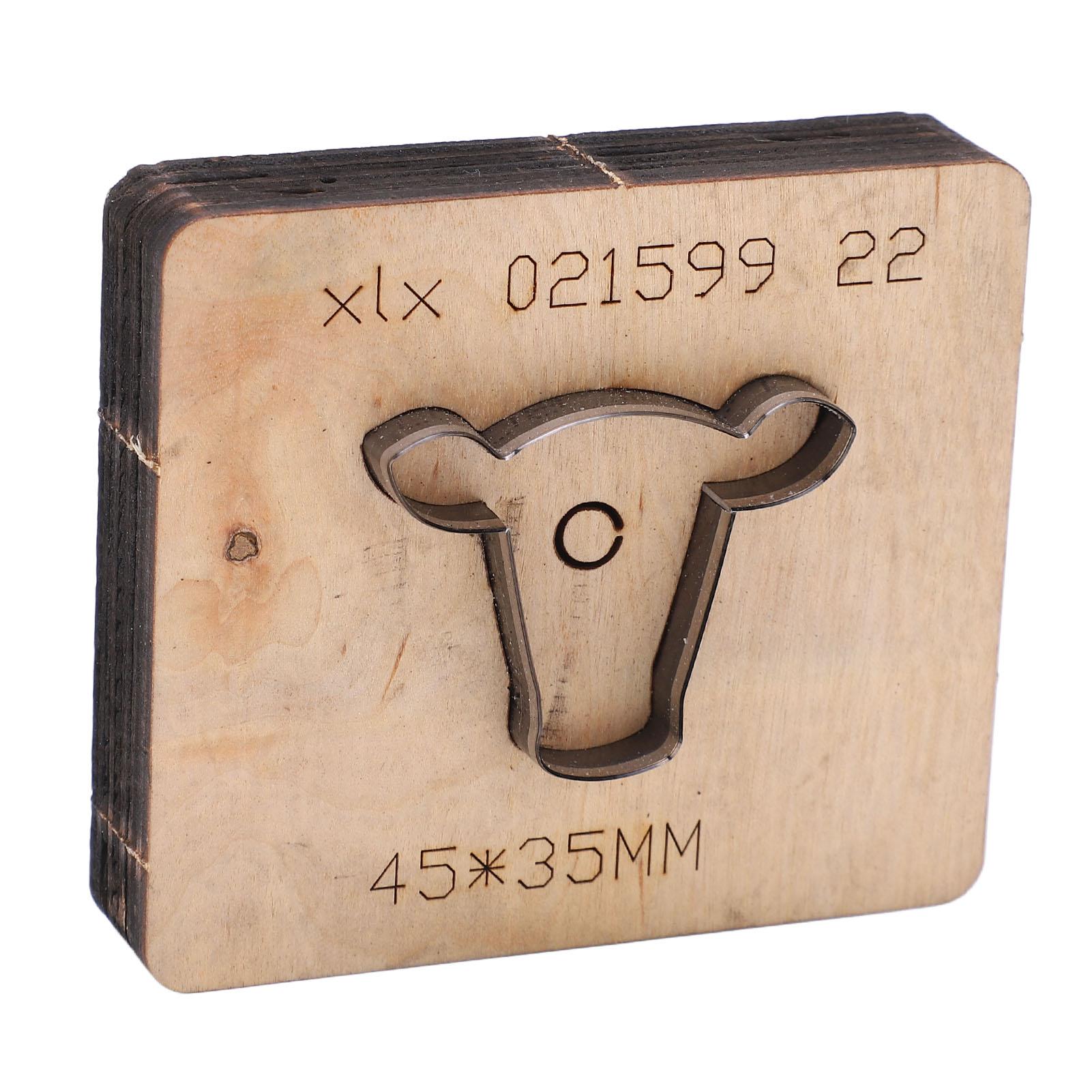 Leather Cutting Mold Bull Head Shape Small Deformation Alloy Steel Craft Wood Cutting Die for DIY
Leather Cutting Mold Bull Head Shape Small Deformation Alloy Steel Craft Wood Cutting Die for DIY