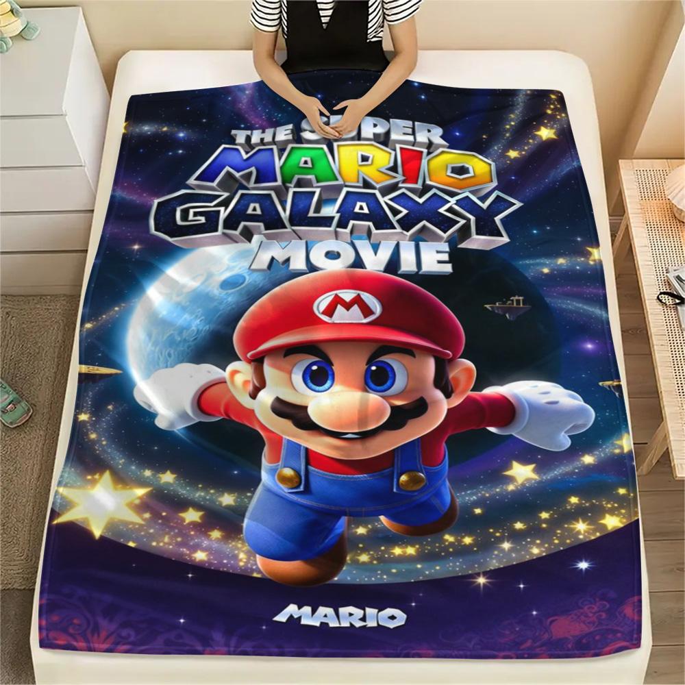 Mario Rest Comfort Printed Blanket, Flannel Blanket Great for Daily Bedroom Relax and Outdoor Travel Picnic.-TING 75x90cm
Mario Rest Comfort Printed Blanket, Flannel Blanket Great for Daily Bedroom Relax and Outdoor Travel Picnic.-TING 75x90cm