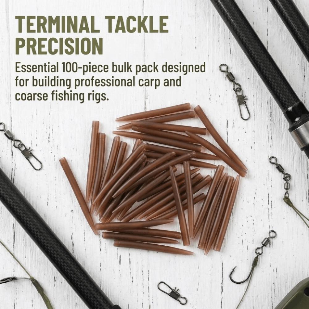 100PCS Length 53mm Fishing Anti‑Tangle Sleeves 2mm OD Anti Rigs Sleeve Carp Fishing коричневий
100PCS Length 53mm Fishing Anti‑Tangle Sleeves 2mm OD Anti Rigs Sleeve Carp Fishing коричневий