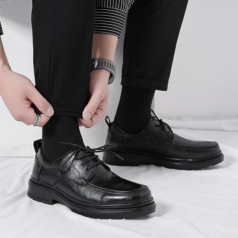 Men s shoes spring and autumn new casual leather shoes fashion men s business dress shoes trend British style low-top groom leather shoes 38
Men s shoes spring and autumn new casual leather shoes fashion men s business dress shoes trend British style low-top groom leather shoes 38