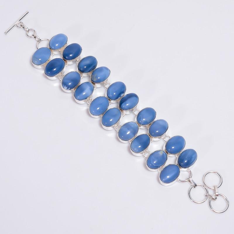 Mind Blowing Top Grade Qualite 100% Natural Owyhee Blue Opal Oval Shape Ethnic Handmade Jewelry 925 Steling Silver Bracelet 6-8 WSJ-4623 6-8 синій
Mind Blowing Top Grade Qualite 100% Natural Owyhee Blue Opal Oval Shape Ethnic Handmade Jewelry 925 Steling Silver Bracelet 6-8 WSJ-4623 6-8 синій