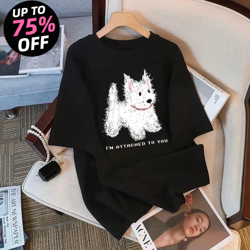 Soft Cuteness Alert Korean Style T Shirt Cute Fun Pattern Print Loose Short Sleeve White Top for Women Casual Summer Clothing S разноцветный
Soft Cuteness Alert Korean Style T Shirt Cute Fun Pattern Print Loose Short Sleeve White Top for Women Casual Summer Clothing S разноцветный