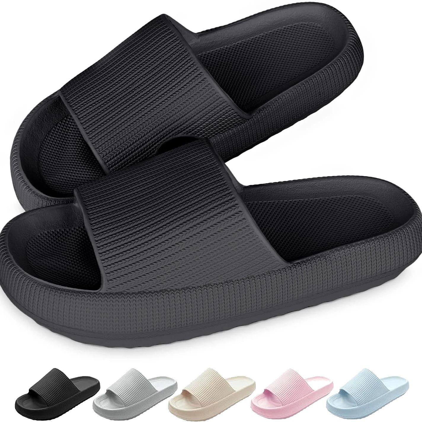 Cloud Sliders Women Men Cushiony Slippers with Thick Outsole, Anti-Slip Waterproof Pillow Sliders for Bathroom, Pool and Outdoor 36-37(UK 3.5-4)&CHINA рожевий
Cloud Sliders Women Men Cushiony Slippers with Thick Outsole, Anti-Slip Waterproof Pillow Sliders for Bathroom, Pool and Outdoor 36-37(UK 3.5-4)&CHINA рожевий
