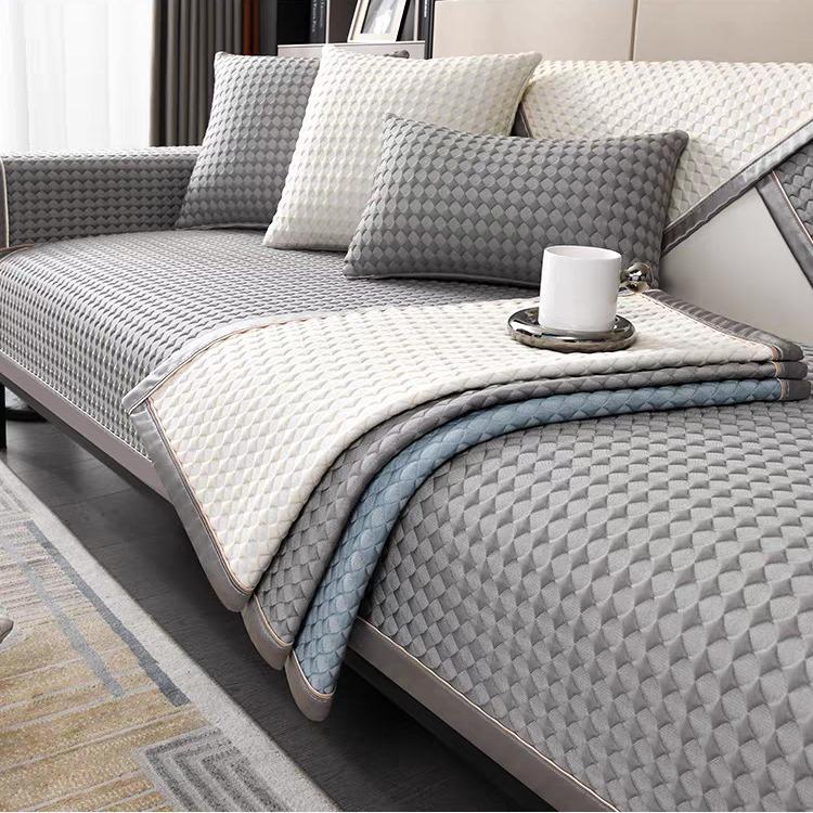 Summer Ice Sliky Fiber Fabric Sofa Cushion - Fits Multi-Size Sofas, Protects and Decorates Furniture, Anti-Slip Design, Pet-Friendly, All-Season Use 90*160cm
Summer Ice Sliky Fiber Fabric Sofa Cushion - Fits Multi-Size Sofas, Protects and Decorates Furniture, Anti-Slip Design, Pet-Friendly, All-Season Use 90*160cm