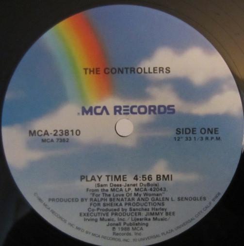 12inch Record CONTROLLERS Play Time MCA23810 MCA Records 1988 US SoulFunk Used
12inch Record CONTROLLERS Play Time MCA23810 MCA Records 1988 US SoulFunk Used
