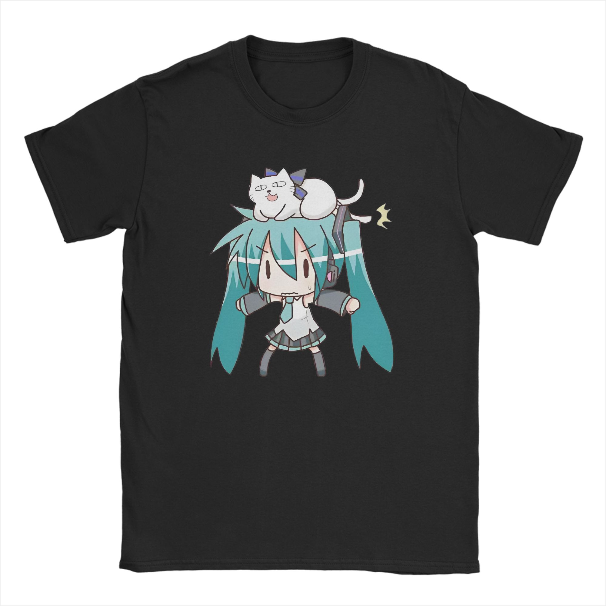 Hatsunes Mikus Anime T-Shirts Men Women Vocaloid Vintage Cotton Tee Shirt Crewneck Short Sleeve T Shirt Summer Clothes M
Hatsunes Mikus Anime T-Shirts Men Women Vocaloid Vintage Cotton Tee Shirt Crewneck Short Sleeve T Shirt Summer Clothes M
