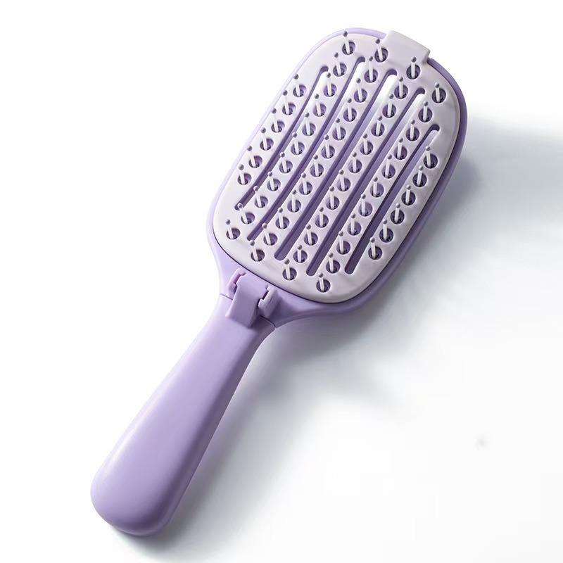 Women Foldable Comb Hairstyling Automatic Cleaning High Top Puff Long Hair Comb Hair Massage Portable Anti-Static Styling Comb фіолетовий
Women Foldable Comb Hairstyling Automatic Cleaning High Top Puff Long Hair Comb Hair Massage Portable Anti-Static Styling Comb фіолетовий