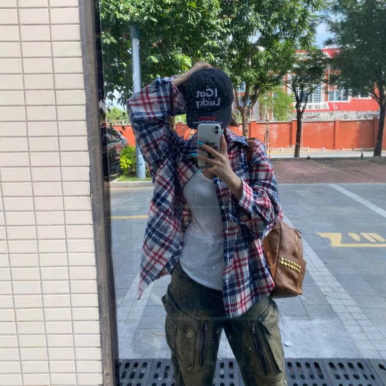 Men s Retro Color Block Distressed Plaid Long Sleeve Shirt Jacket - 2025 Autumn Collection XXL 
Men s Retro Color Block Distressed Plaid Long Sleeve Shirt Jacket - 2025 Autumn Collection XXL