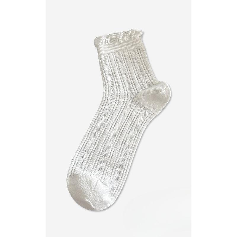 Summer Thin Mid-calf Socks, Lace Silk Socks, Breathable, Sweat-absorbing, Odor-proof Pure Cotton Socks, Anti-slip and Versatile Socks 1 pair
Summer Thin Mid-calf Socks, Lace Silk Socks, Breathable, Sweat-absorbing, Odor-proof Pure Cotton Socks, Anti-slip and Versatile Socks 1 pair