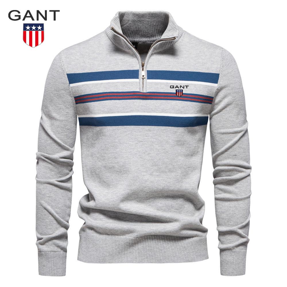 GANT Autumn/Winter Embroidered New Large Men s Sweater Half Zipper Knitted Sweater Casual Striped Men s Top XXL
GANT Autumn/Winter Embroidered New Large Men s Sweater Half Zipper Knitted Sweater Casual Striped Men s Top XXL
