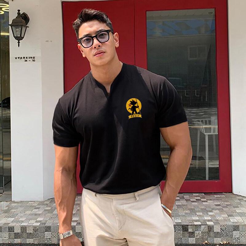 Muscleguys Спортивная футболка Мужская хлопковая футболка с коротким рукавом и v-образным вырезом Повседневная футболка Slim Fit Футболки для фитнеса и бодибилдинга Летняя одежда для тренировок
Muscleguys Спортивная футболка Мужская хлопковая футболка с коротким рукавом и v-образным вырезом Повседневная футболка Slim Fit Футболки для фитнеса и бодибилдинга Летняя одежда для тренировок