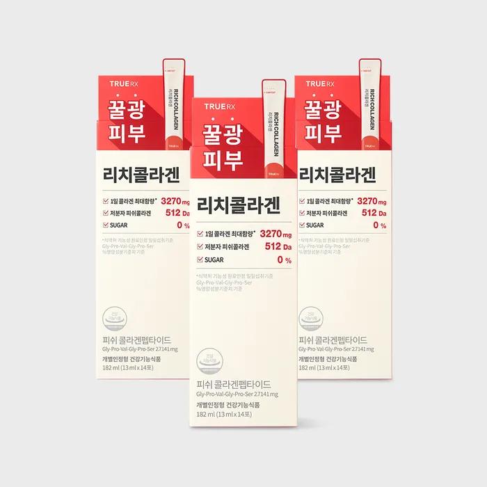 Rich Collagen 14 Packets, 3ea
Rich Collagen 14 Packets, 3ea