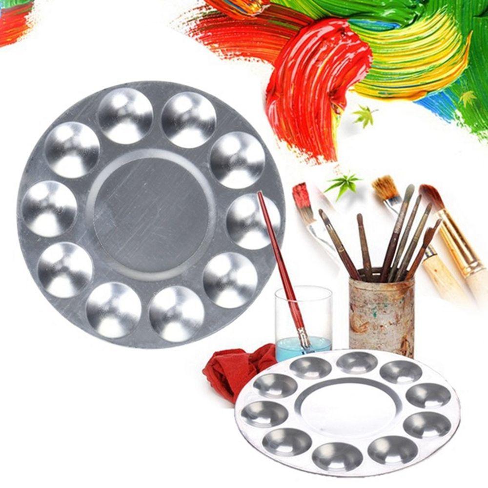 Watercolor Oil Draw Craft Round Artist Painting Supplies Tray Paint Tray Palette срібний
Watercolor Oil Draw Craft Round Artist Painting Supplies Tray Paint Tray Palette срібний