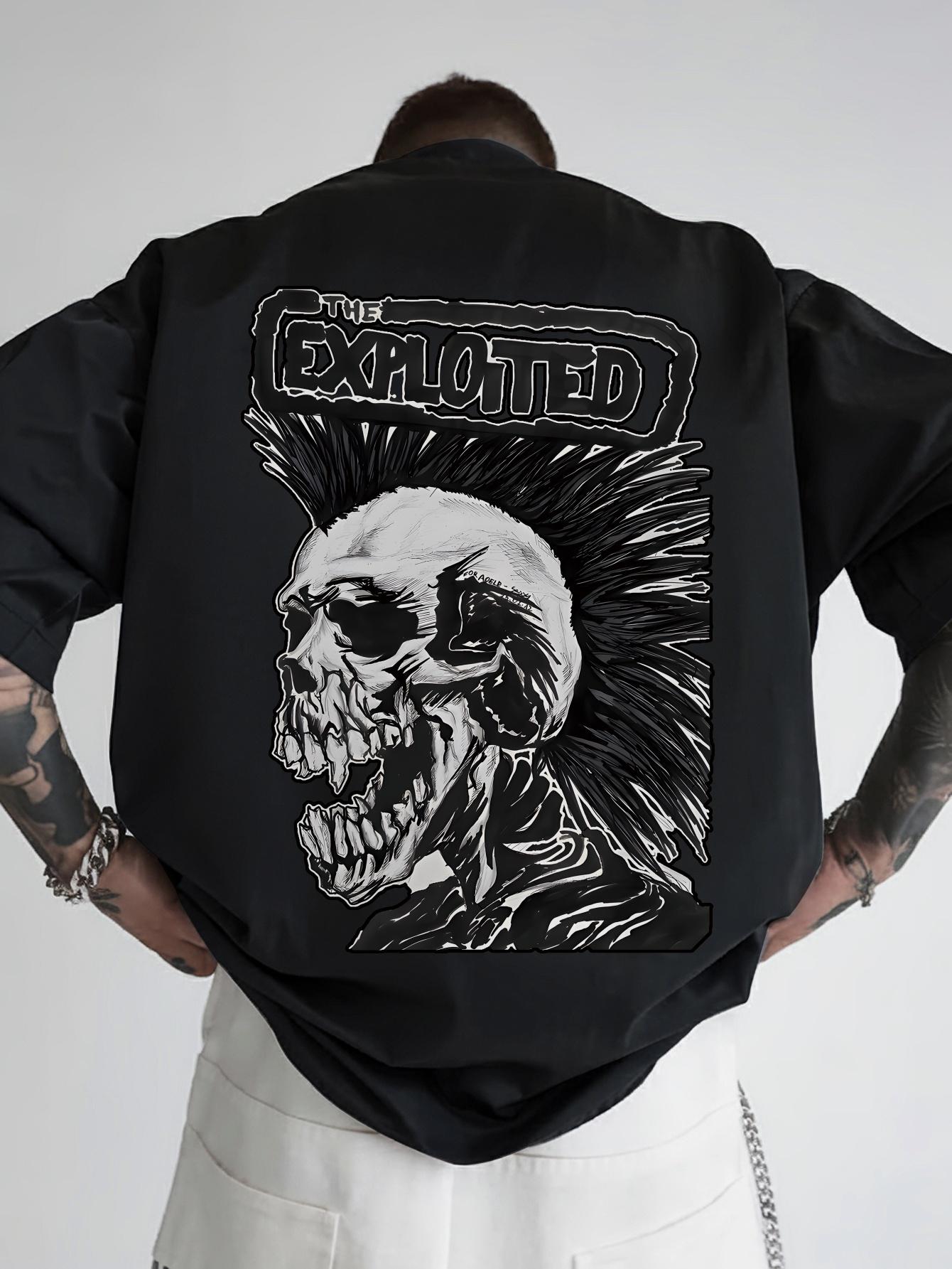 Graphic T-shirt - Black with Edgy Back Print - Lightweight Breathable Polyester Shirt for Concerts S
Graphic T-shirt - Black with Edgy Back Print - Lightweight Breathable Polyester Shirt for Concerts S