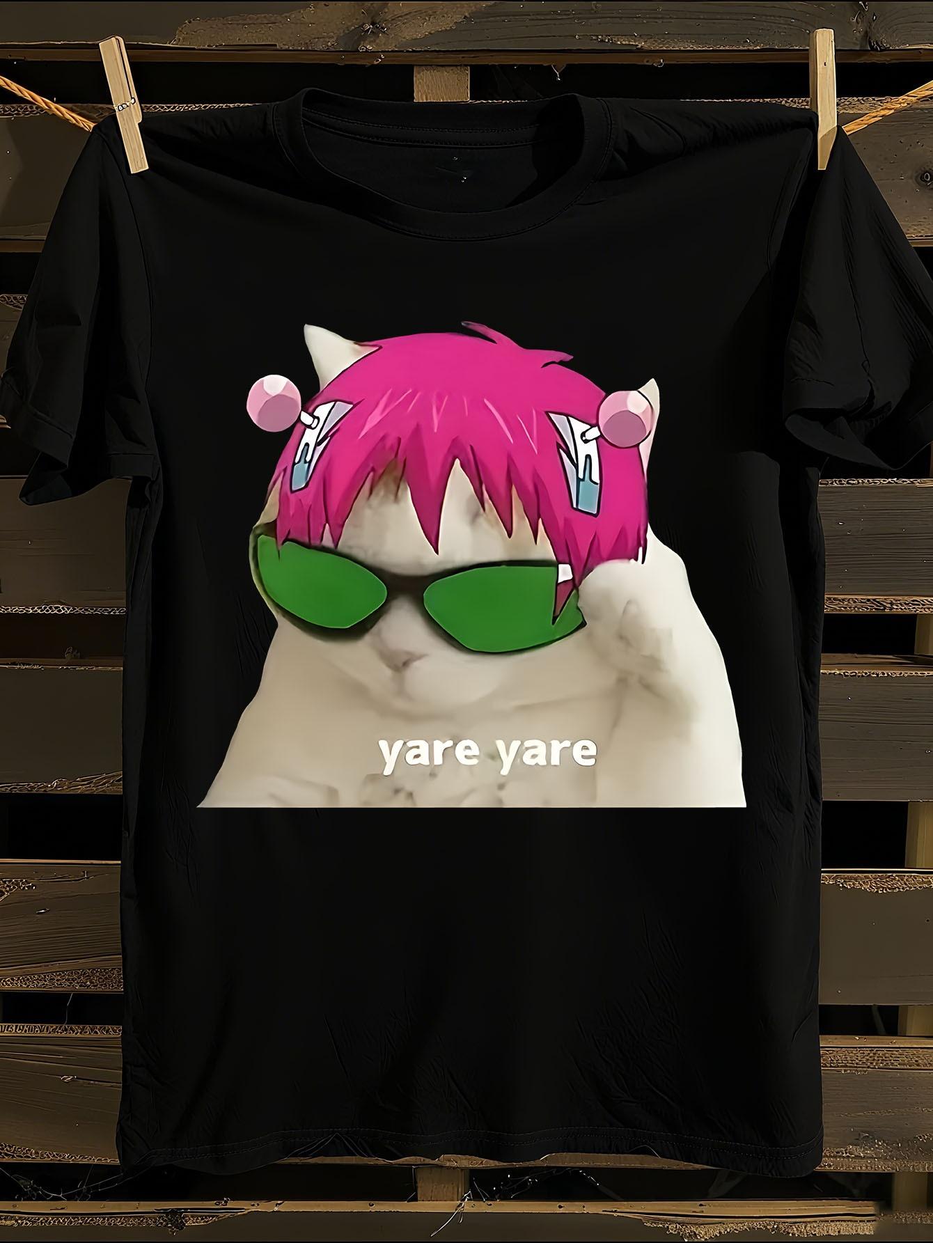 Saiki K Anime Graphic T-Shirt Mens Tshirt Womens Tshirts with Letters Print Short Sleeves T-Shirt Casual Street Tee Shirt Top L
Saiki K Anime Graphic T-Shirt Mens Tshirt Womens Tshirts with Letters Print Short Sleeves T-Shirt Casual Street Tee Shirt Top L