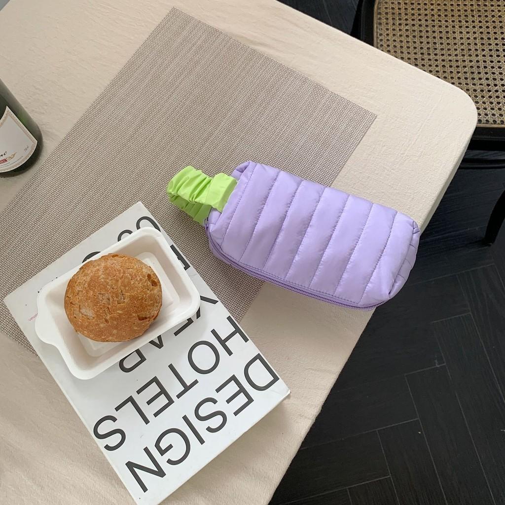 Cute Cream Pen Case Girl Heart Taro Mud Color Student Stationery Bag Large Capacity Storage Bag Portable StyleB
Cute Cream Pen Case Girl Heart Taro Mud Color Student Stationery Bag Large Capacity Storage Bag Portable StyleB