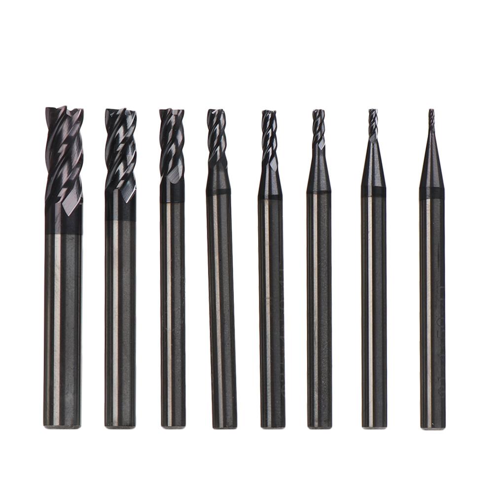 Steel 1/1.5/2/2.5/3/4/5/6mm Alloy Carbide 4 Flute Mill Endmill Cutting Milling Cutter Machine Tools 4mm
Steel 1/1.5/2/2.5/3/4/5/6mm Alloy Carbide 4 Flute Mill Endmill Cutting Milling Cutter Machine Tools 4mm