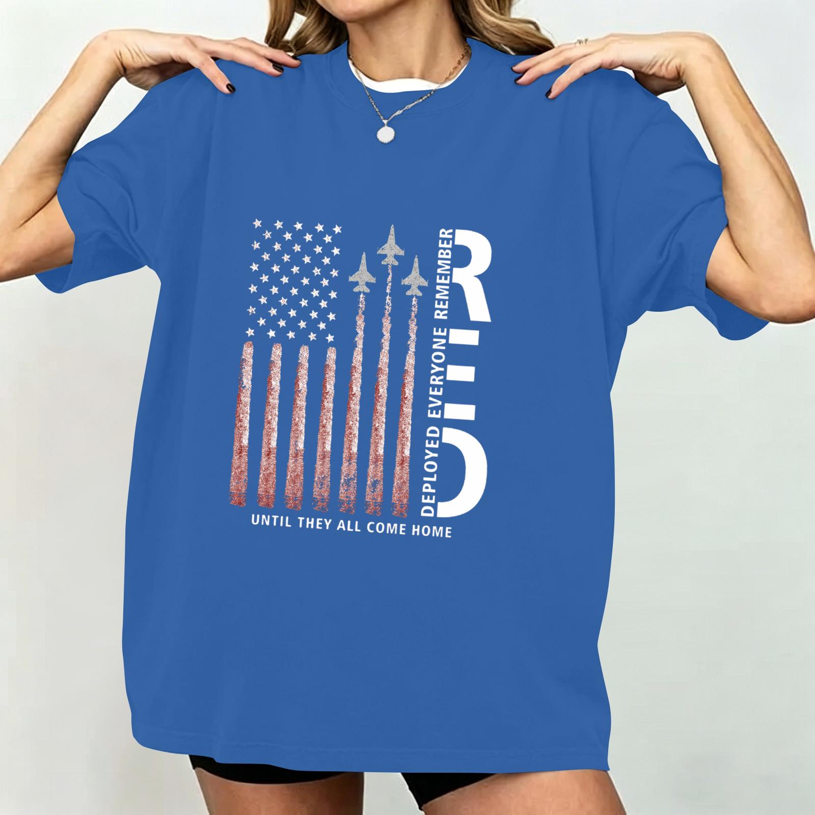 Women s Casual Short Sleeve T-Shirt Crew Neck Loose Fit Letter Print Fashion Top Comfortable Everyday Wear XL синій
Women s Casual Short Sleeve T-Shirt Crew Neck Loose Fit Letter Print Fashion Top Comfortable Everyday Wear XL синій