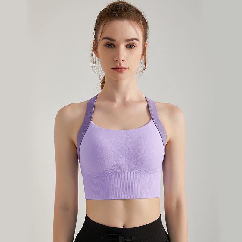 Shockproof Cross-Border Sports Bra: One-Piece Back Buckle, Quick-Drying, Fixed Cup Design for Running XL лаванда фіолетовий колір
Shockproof Cross-Border Sports Bra: One-Piece Back Buckle, Quick-Drying, Fixed Cup Design for Running XL лаванда фіолетовий колір