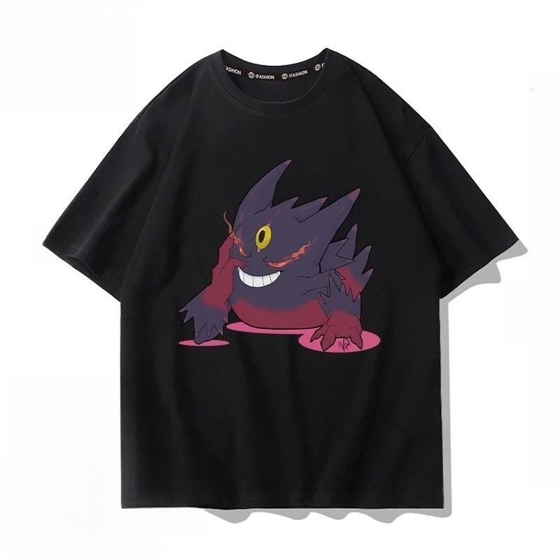 Pokémon Gengar Black Tee Pure Cotton Tshirt Mens 2026 Summer Fashion Oversize Street Casual Y2K Tops Streetwear Clothing 4XL
Pokémon Gengar Black Tee Pure Cotton Tshirt Mens 2026 Summer Fashion Oversize Street Casual Y2K Tops Streetwear Clothing 4XL